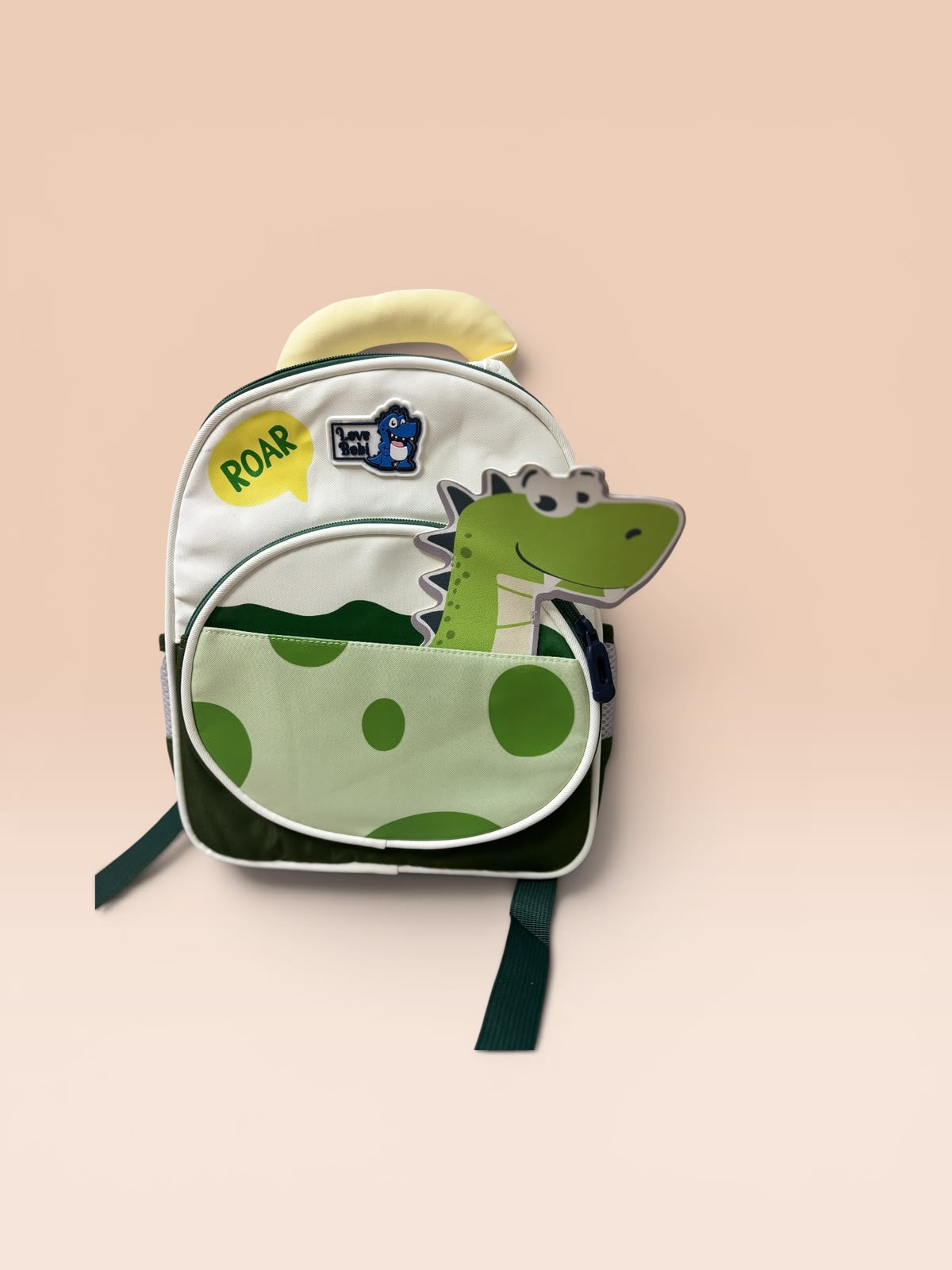 Little Explorer Pre-School Backpack | Cute Dinasour Shaped Lightweight Toddler School Bag | Nursery & Preschool Cartoon Backpack with Front Pocket