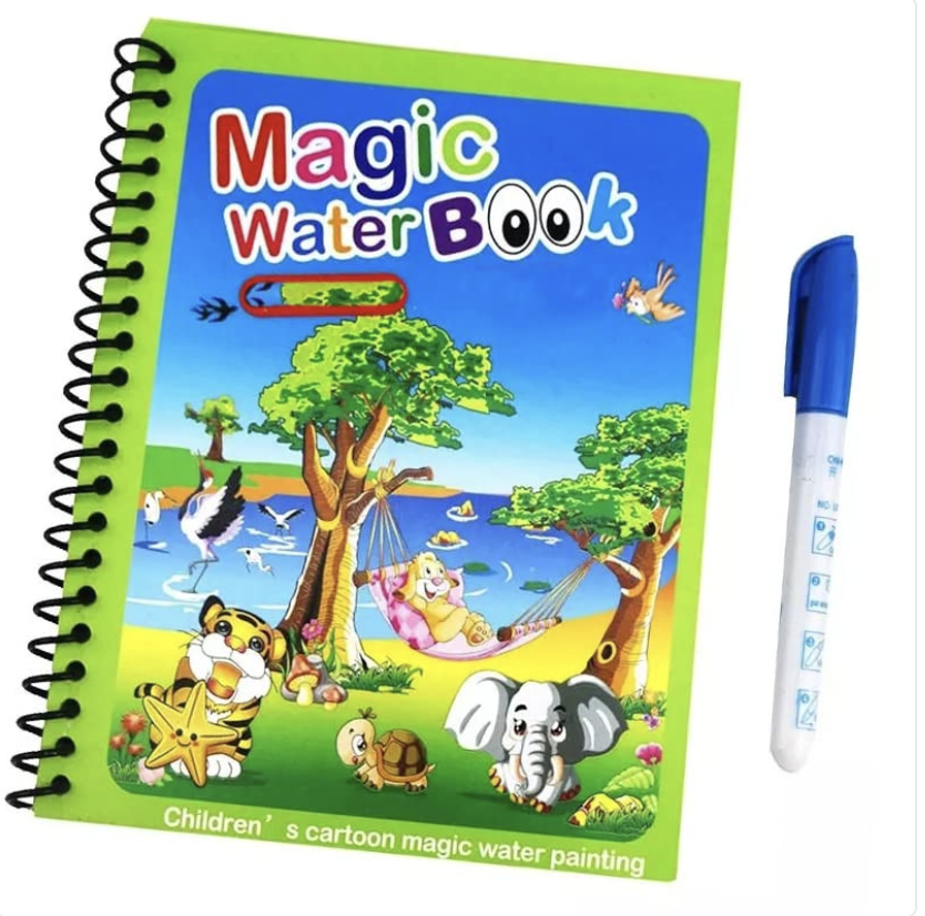 MAGIC WATER BOOK WITH PEN