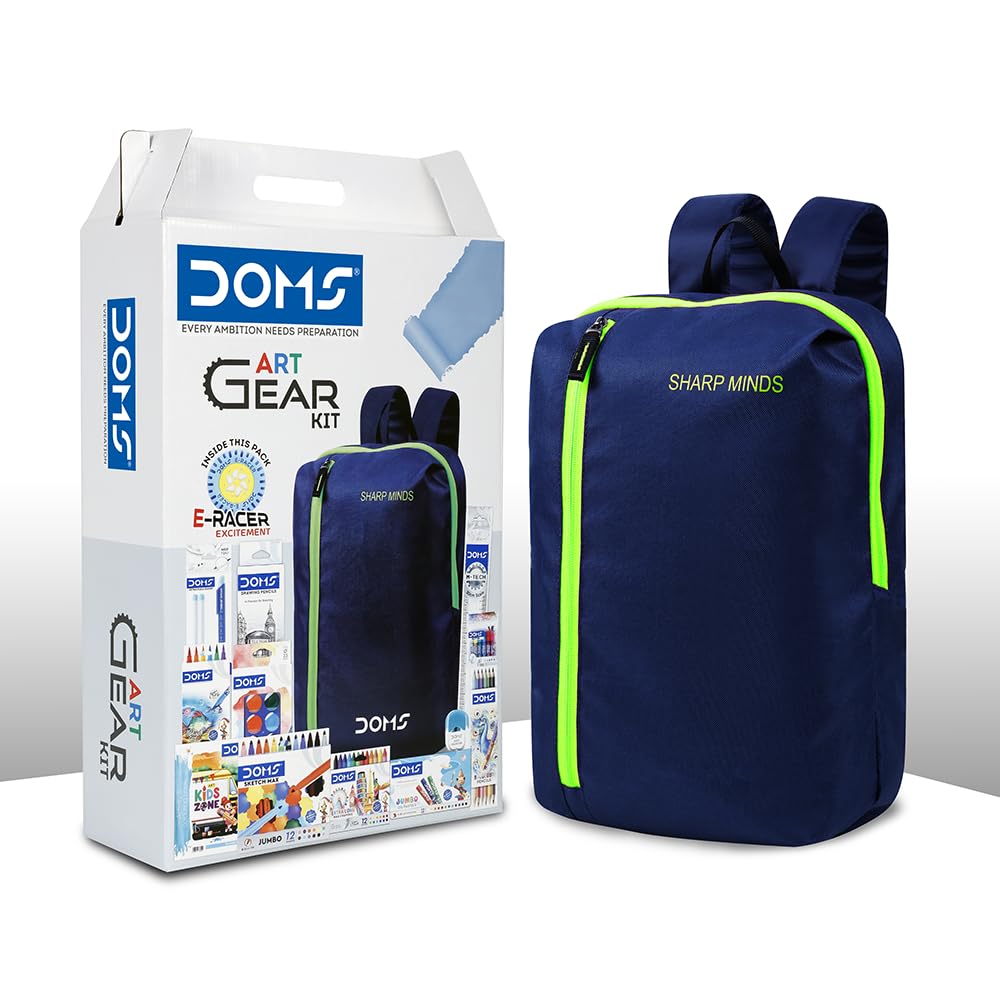 DOMS Art Gear Kit | Complete Drawing & Colouring Set for Kids